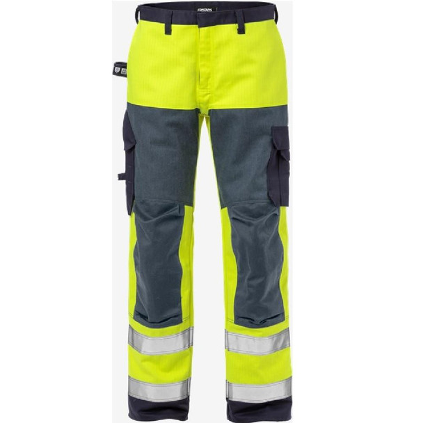  Fristads Flame High Vis Trousers Class 2 2585 FLAM 