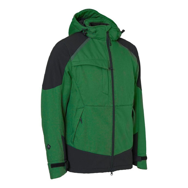  Elka Working Xtreme Winter Softshell Jacket, Green/Black 