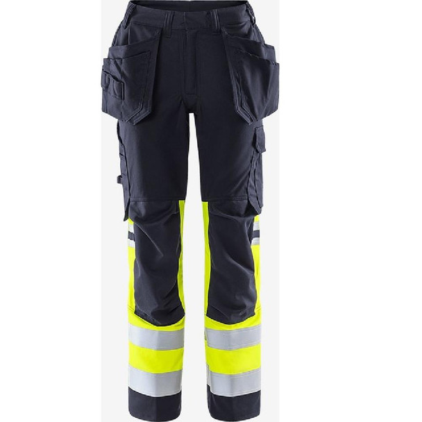  Fristads Flamestat High Vis Craftsman Stretch Trousers Woman Class 1 2171 ATHF 