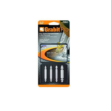 Alden 8440P Grabit Pro Broken Bolt & Damaged Screw Extractor 4 Piece ...