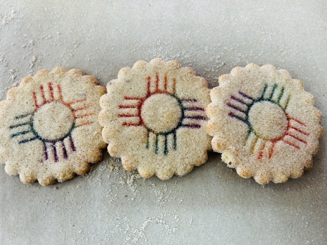 1 Dozen Rainbow Zia Traditional Biscochitos - Celina's Biscochitos