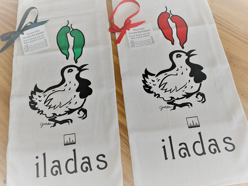 Green Chile Chicken Enchiladas Dishtowel by JMohr