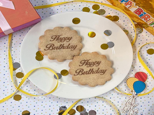 1 Dozen Happy Birthday Traditional Biscochitos