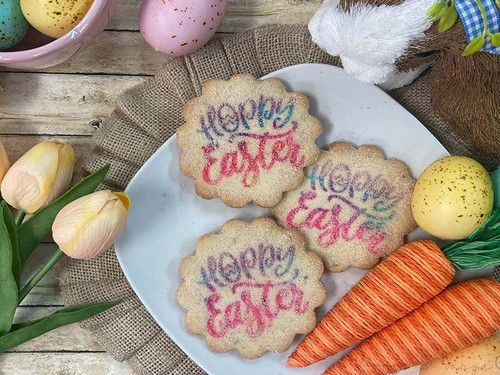 Easter Stamped Biscochitos