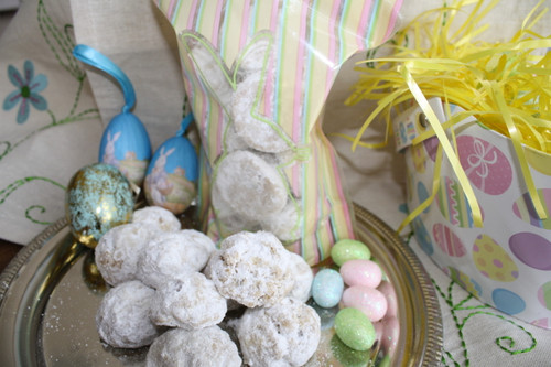 Mexican Wedding Cookie Bunny Bag