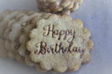 1 Dozen Happy Birthday Traditional Biscochitos