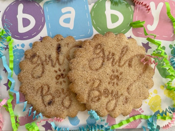 1 Dozen "Girl or Boy?" Traditional Biscochitos