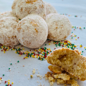 Mango Red Chile Mexican Wedding Cookies