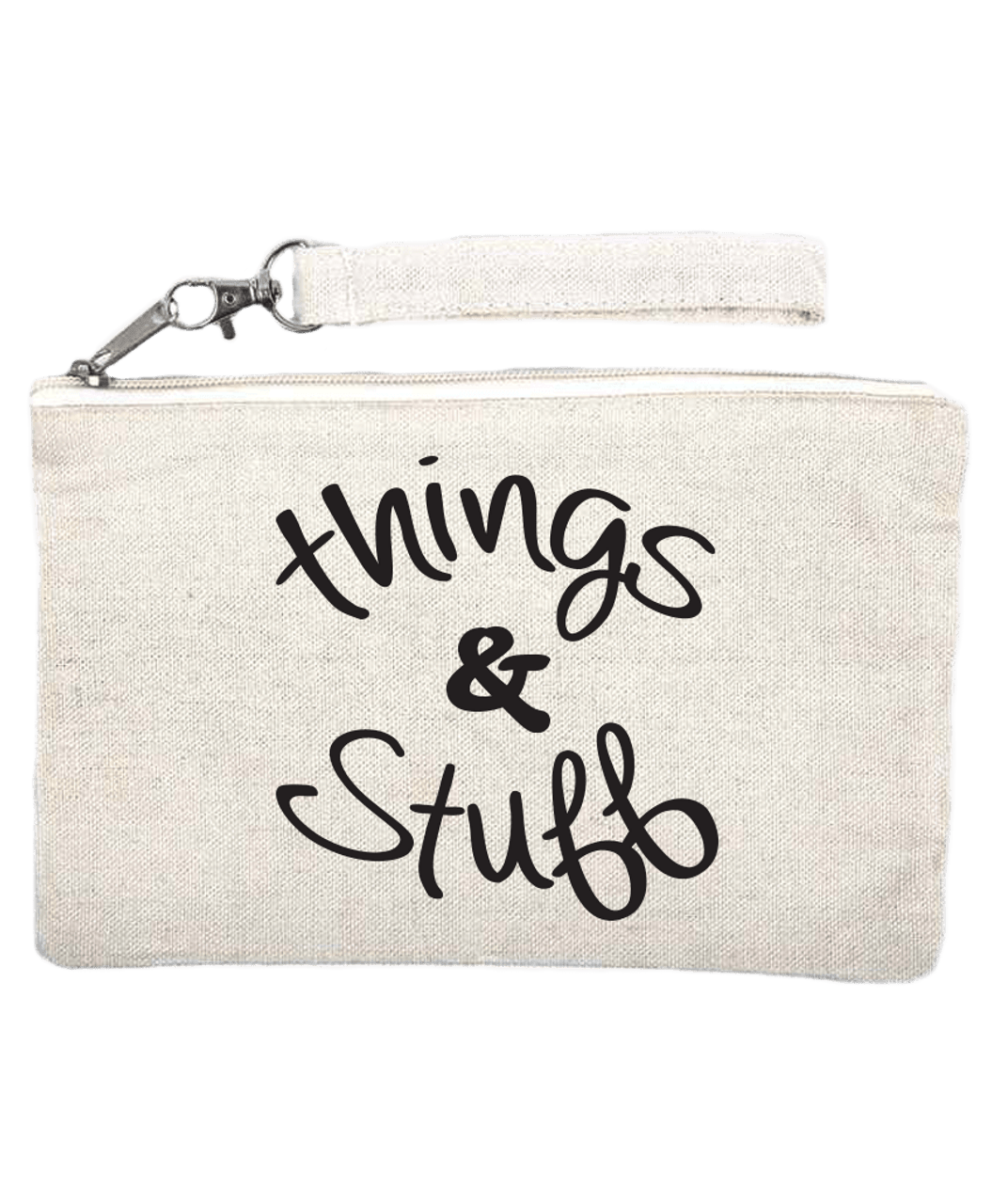 Things And Stuff Canvas Pouch - Mom Merch