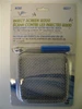 Bug Screen - RV Appliance; Water Heater or Furnace; For Use With Suburban 6, 10 and 12 Gallon Water Heaters and 8500/ 8900 Series Furnace Vents; 4-1/2 Inch Length x 4-1/2 Inch Width x 1-5/16 Inch Depth; Wire Mesh Screen; Stainless Steel; With Tension Spring/ Installation Tool/ Silicon Rubber Mount Edge