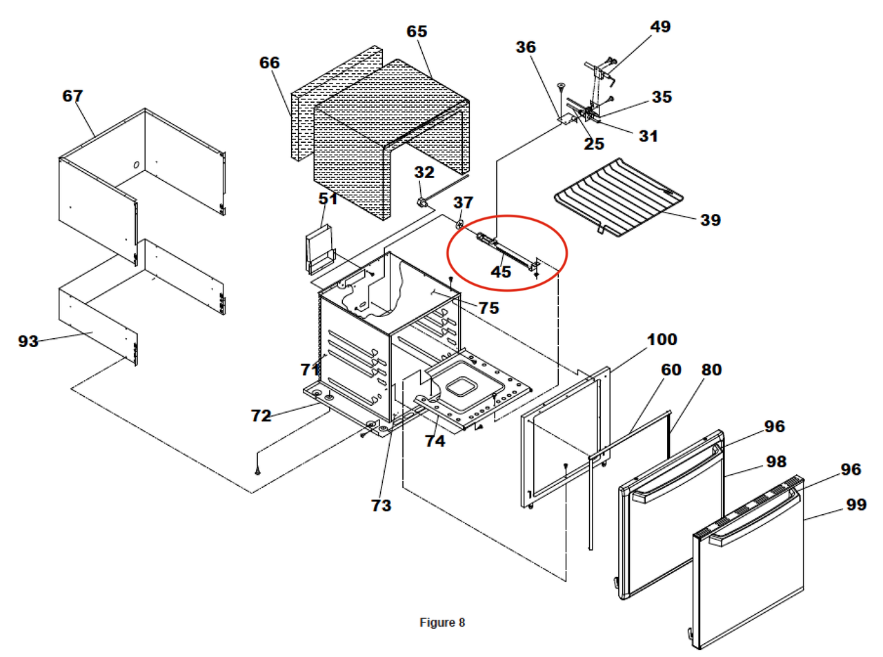 Suburban Stove Oven Burner 010994 (SRNA3/SRSA3) Suburban RV Parts