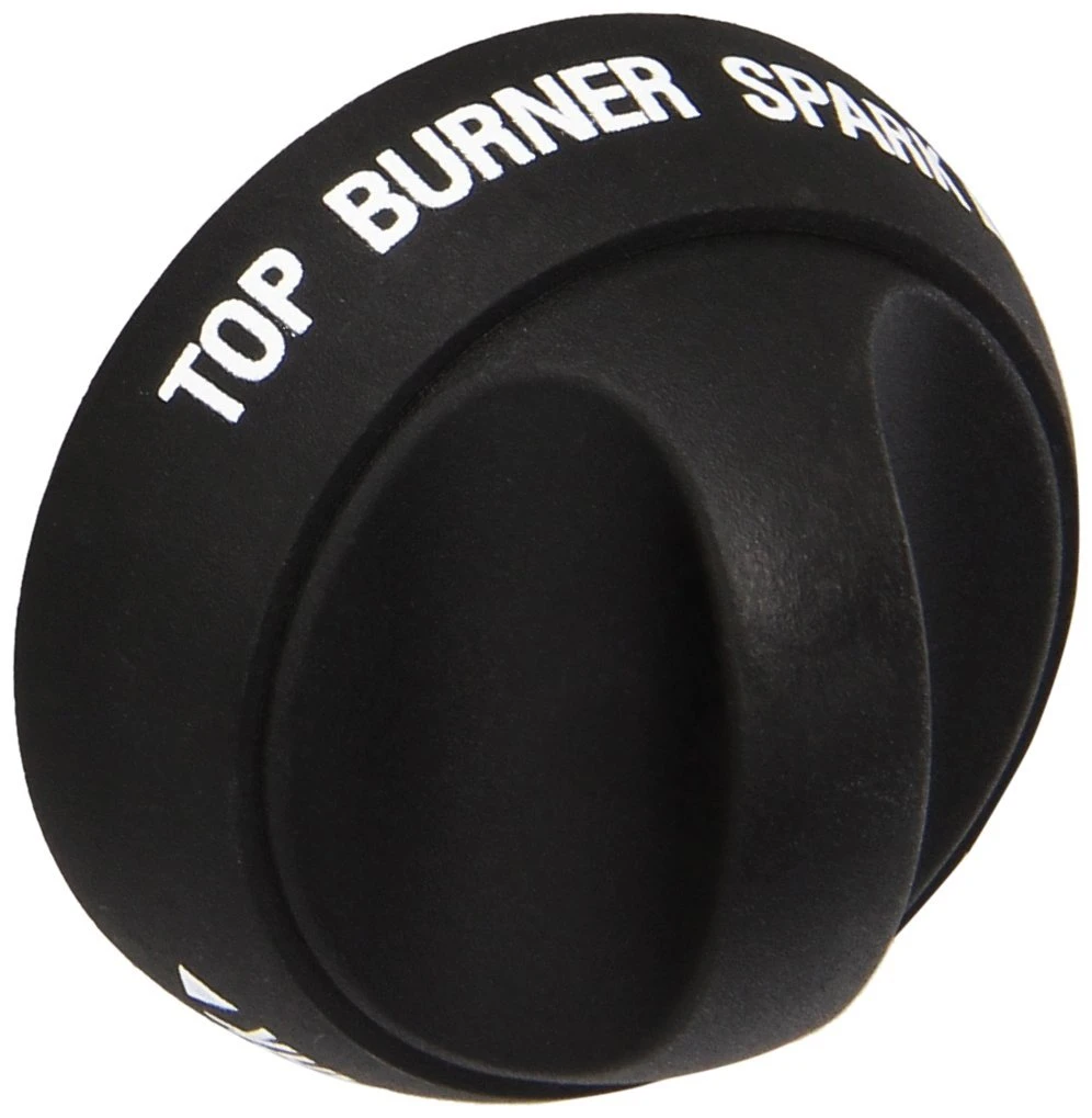 Stove Control Knob; For Suburban Range; Piezo Igniter Knob; Black