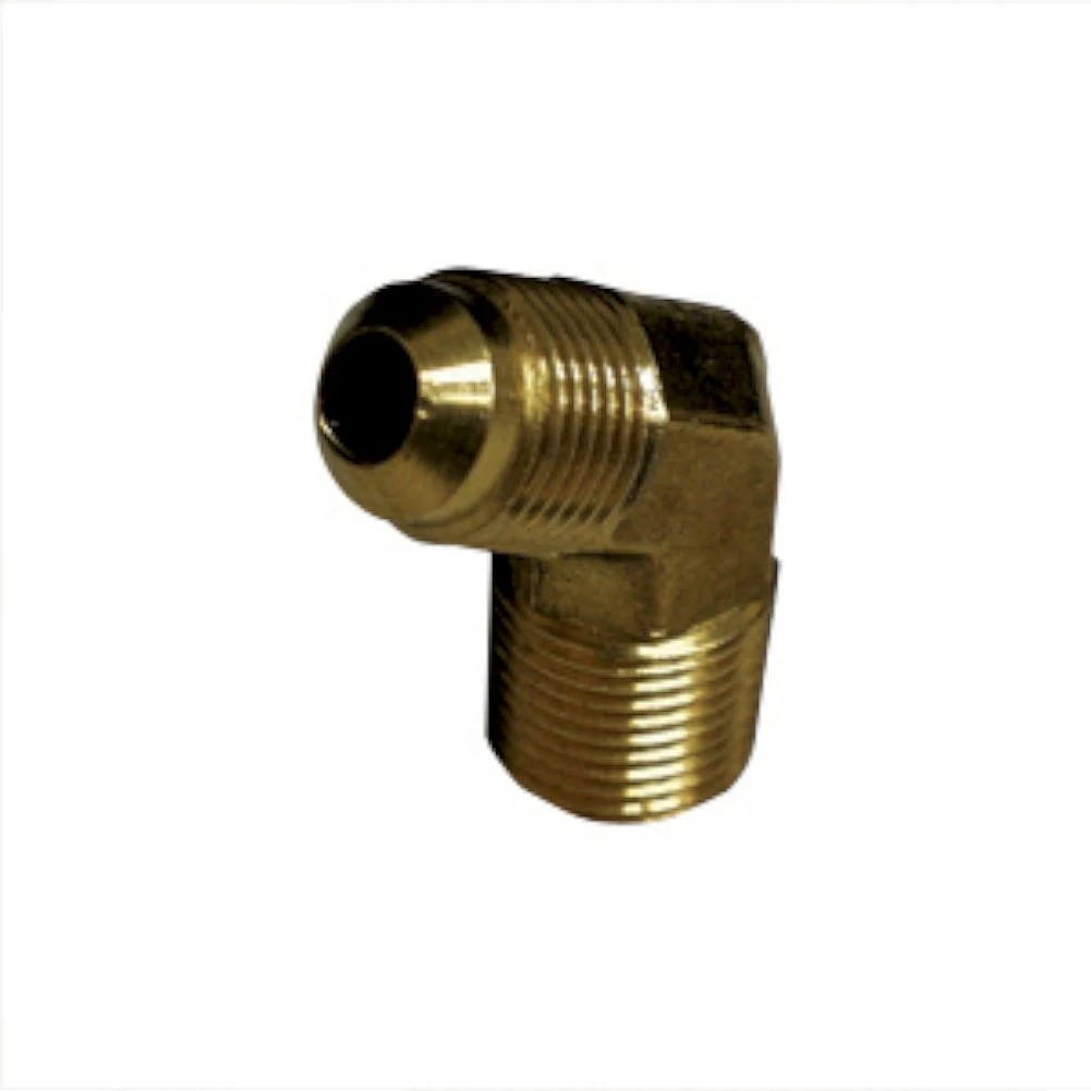 Water Heater Gas Inlet Elbow; For Suburban Water Heater SW3-P; 3/8 Inch x 3/8 Inch Flare; 30 Degree