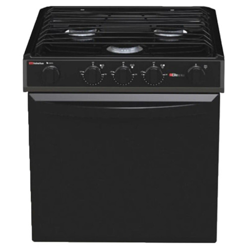 Stove; Elite ™; Range; Model Number SRNLXB2B1XBP1EX; Black Porcelain Top/ Black Panel Door/ Black Plastic Door Handle/ Black Control Panel And Knobs; 22 Inch Oven Height; 21-3/4 Inch Height x 20-5/8 Inch Width x 18-5/8 Inch Depth Cut-Out Dimensions; Piezo Ignition; 9000 BTU For Front Burner And 6500 BTU 2 Rear Burners; 3 Conventional Burners; With Deluxe Grate; Without Oven Light/ Backlit Knobs/ Glass Cover