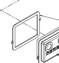 Suburban Water Heater Thermostat/Hi-Limit Cover Gasket (070987) SW Series