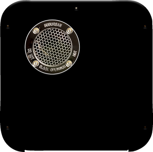 Water Heater Access Door; For Suburban Water Heater 6 Gallon; Black

