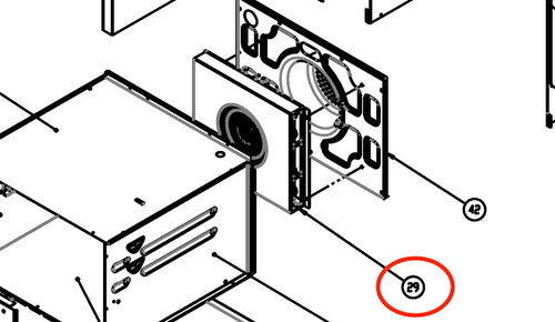 Suburban Range Air Fryer Blower Element Assembly (011162)
