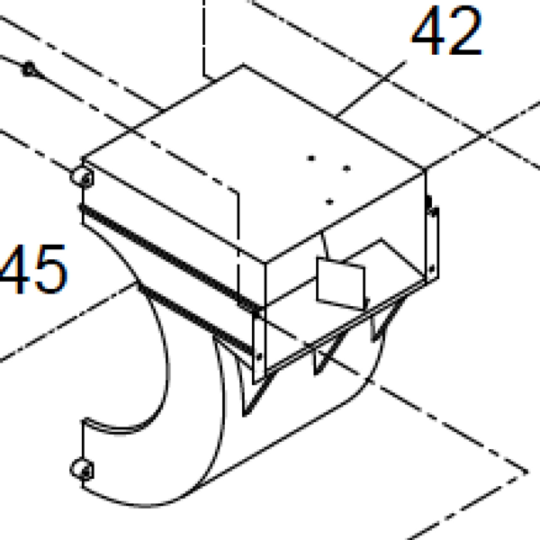 Furnace Blower Housing; Furnace Blower Wheel Housing; For Suburban Furnace SF-20Q/ SF-30Q/ SF-35Q/ SF-25Q/ SF-20FQ/ SF-27FQ/ SF-30FQ/ SF-35FQ