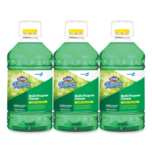 Fraganzia Multi-Purpose Cleaner, Forest Dew Scent, 175 Oz Bottle, 3/carton