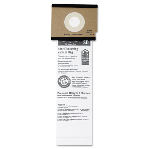 SD Premium Allergen Vacuum Bags for SC9100 Series, 5/Pack, 10 Packs/Carton