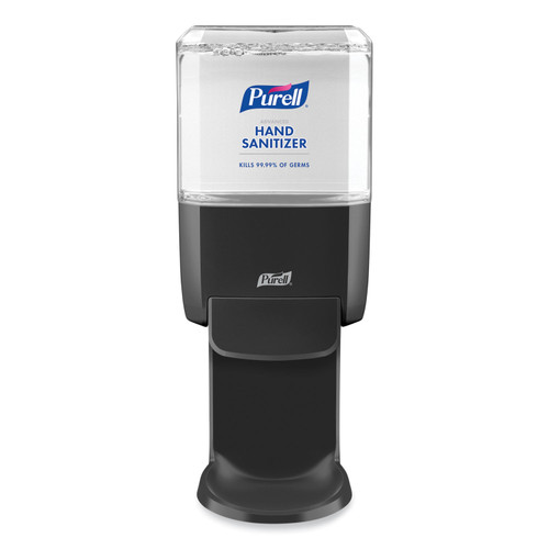 Push-Style Hand Sanitizer Dispenser, 1,200 Ml, 5.25 X 8.56 X 12.13, Graphite