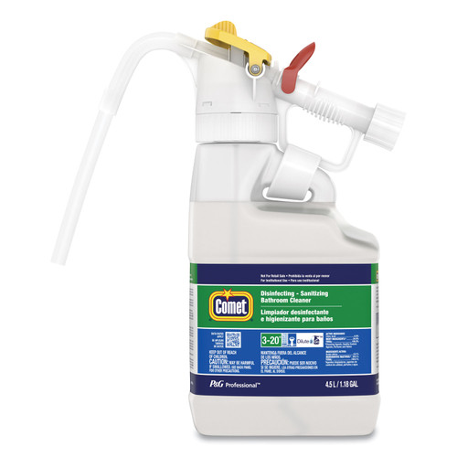 Dilute 2 Go, Comet Disinfecting - Sanitizing Bathroom Cleaner, Citrus Scent, , 4.5 L Jug, 1/carton