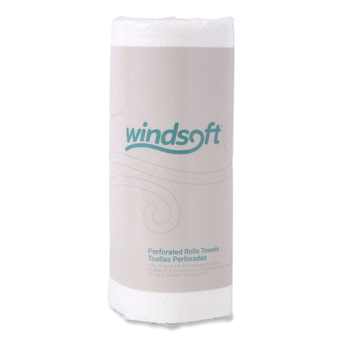 Kitchen Roll Towels, 2-Ply, 11 X 8.5, White, 85/roll