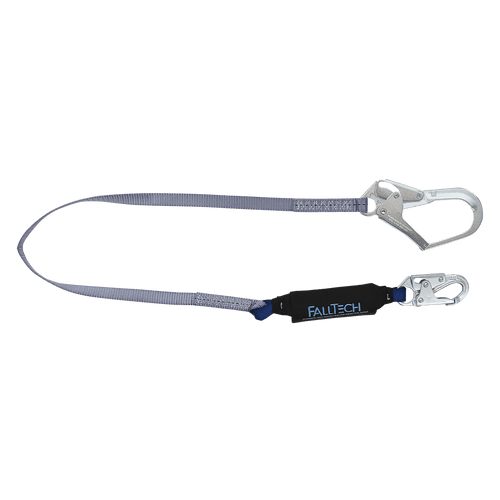 6' ViewPack� Energy Absorbing Lanyard, Single-leg with Steel Connectors (82563)