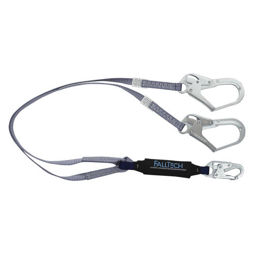 3' ViewPack� Energy Absorbing Lanyard, Double-leg with Steel Connectors (8260733FT)