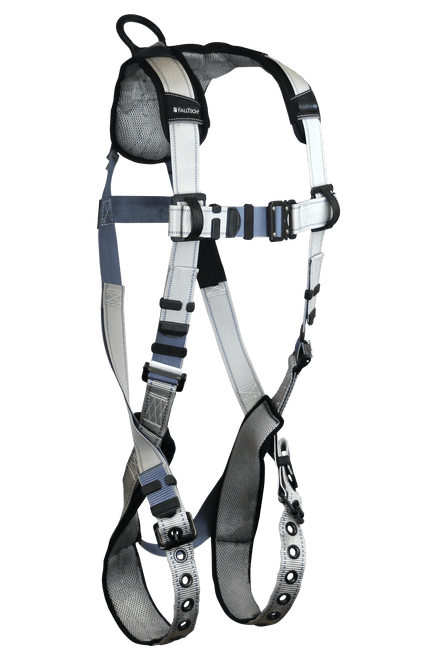 FlowTech LTE� 1D Standard Non-belted Full Body Harness, Tongue Buckle Leg Adjustment (7086B)