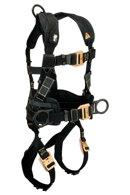 Arc Flash Nomex� 3D Construction Belted Rescue Full Body Harness, Quick Connect Adjustments (8070R)