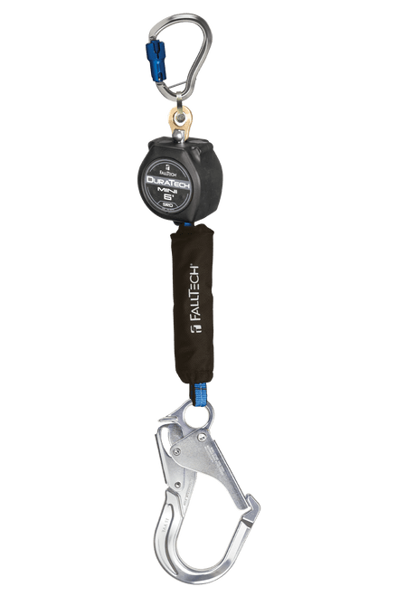 6' DuraTech� Mini Class 1 Personal SRL-P with Aluminum Rebar Hook, Includes Aluminum Dorsal Connecting Carabiner (72706SG5)