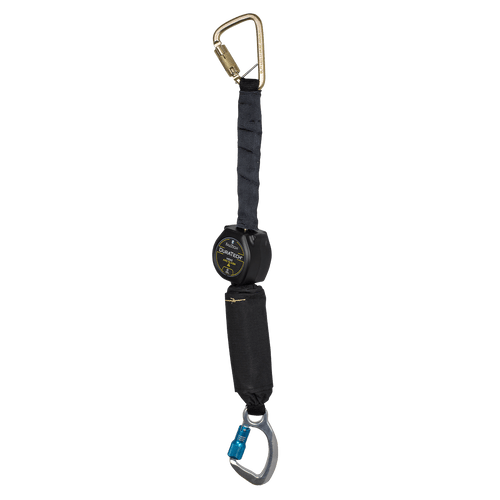 6' Arc Flash DuraTech� Mini Class 1 Personal SRL-P with Aluminum Dorsal Connecting Carabiner and Steel Anchorage Carabiner (72906SC6L)