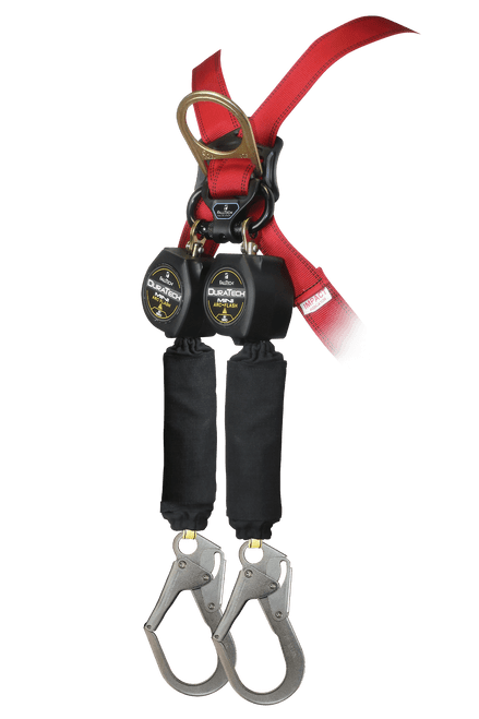 6' Arc Flash DuraTech� Mini Class 1 Personal SRL-P with Steel Rebar Hooks, Includes Steel Dorsal Connecting Carabiner (72906TB3)