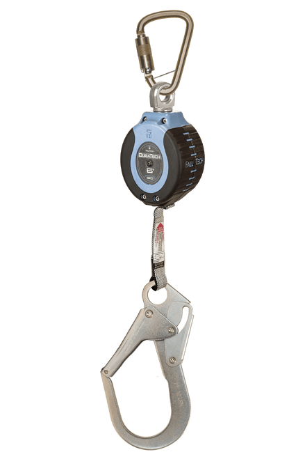 6' DuraTech� Personal SRL with Steel Rebar Hook, Includes Steel Dorsal Connecting Carabiner (82706SB3)