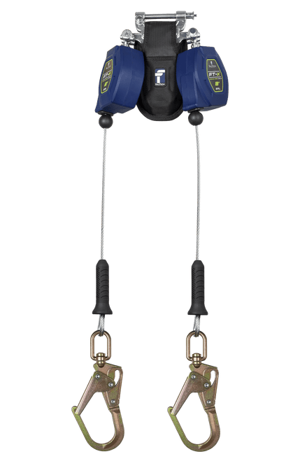 8' FT-X� Cable Class 2 Leading Edge Personal SRL-P, Twin-leg with Steel Swivel Mini Rebar Hook (82808TP0S)