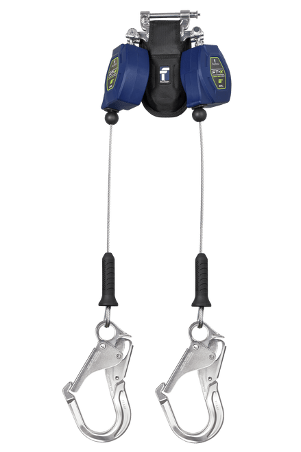 8' FT-X� Cable Class 2 Leading Edge Personal SRL-P, Twin-leg with Aluminum Rebar Hooks (82808TP5)