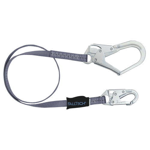 3' Web Restraint Lanyard, Fixed-length with Steel Connectors (82033)
