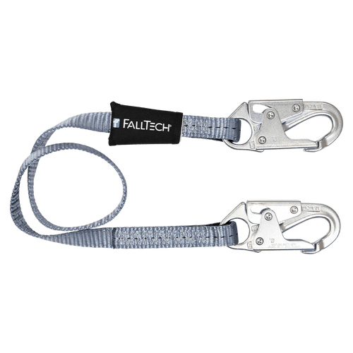 4' Web Restraint Lanyard, Fixed-length with Steel Snap Hooks (8204)