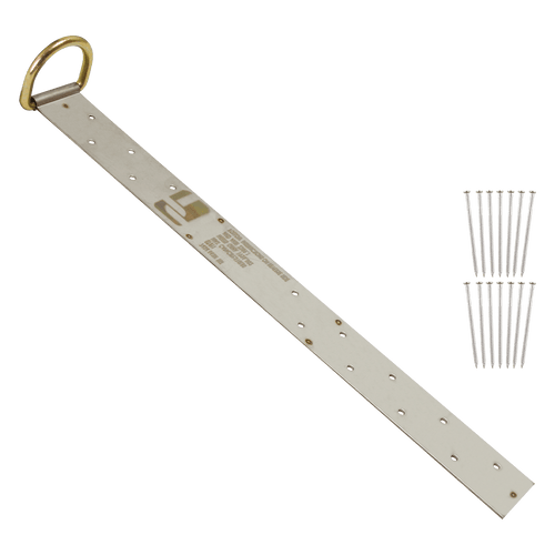 17" Single-D Permanent Roof Anchor for Wood (7434)