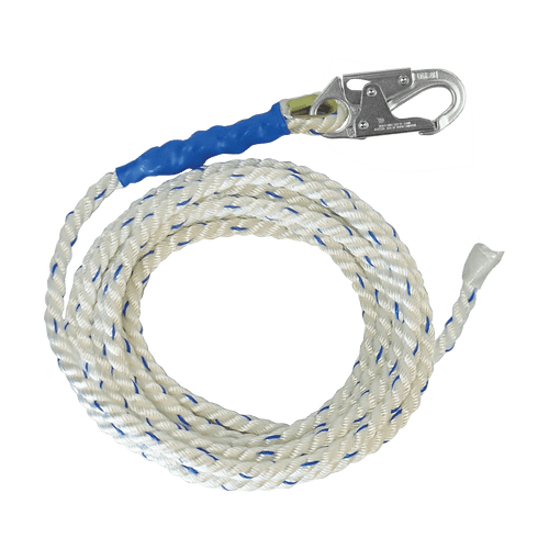 Premium Polyester Blend Vertical Lifeline with Back-spliced End (820020)