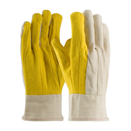 Regular Grade Chore Glove with Double Layer Palm, Canvas Back and Nap-Out Finish - Band Top (M18BT)