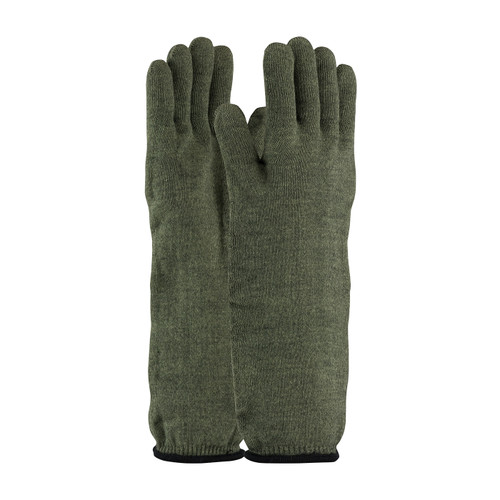 DuPont Kevlar® / Preox Seamless Knit Hot Mill Glove with Cotton Liner - Extended Cuff (43-858)