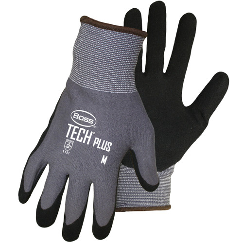 Seamless Knit Nylon Glove with Premium Nitrile Coated MicroSurface Grip on Palm & Fingers (1UH7830)