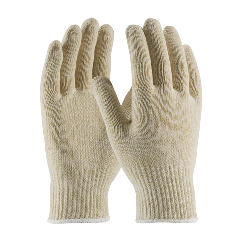 Medium Weight Seamless Knit Cotton/Polyester Glove - 10 Gauge Natural (35-C2110)