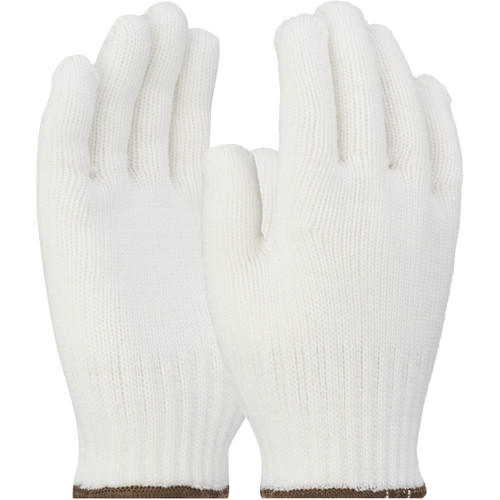 Light Weight Seamless Knit Nylon Glove - White (713SN)