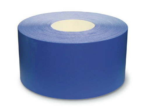 Durable Floor Tape, 4" x 100-ft., 30-mil Adhesive Vinyl, Blue