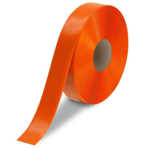 Heavy Duty Floor Tape, 2" x 100-ft., 50-mil Adhesive Vinyl, Orange