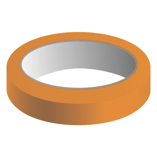 Reflective Marking Tape, 1" x 150-ft., 6-mil Adhesive Vinyl, Orange