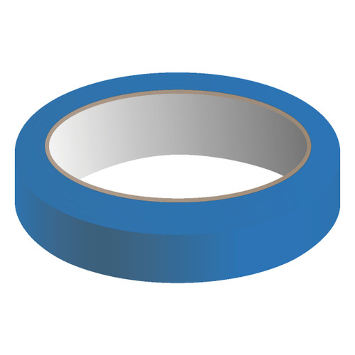 Reflective Marking Tape, 1" x 30-ft., 6-mil Adhesive Vinyl, Blue